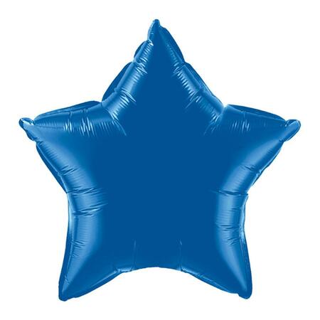 PIONEER 20 in. Dark Blue Star Non-Patriotic Balloon 18813